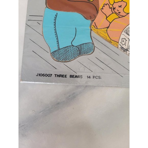 Vintage The Three Bears Wooden Puzzle - Picture 3 of 3